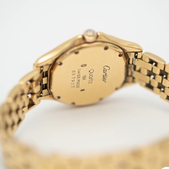 CARTIER PANTHÈRE COUGAR 18K YELLOW GOLD WITH DIAMOND DIAL - Picture 4 of 5